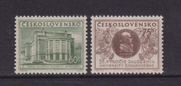 CZECHOSLOVAKIA  - 1955  Comenius University  Set  Never Hinged Mint - Nuovi