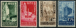 1934 BE Expo Universelle Bx 1935, Cob386-89 - 1935 – Bruselas (Bélgica)