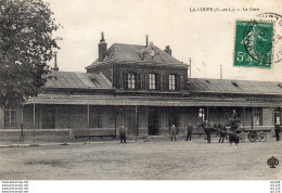 7Mé   28 La Loupe La Gare Attelage - La Loupe