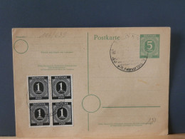 106/639    PC   GERMANY  1946     STAMPS ALLIIERTE BESETZUNG    VERSO BLANCO - Postal  Stationery