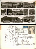 Ansichtskarte Bad Wiessee Mehrbildkarte Rund Um Den Tegernsee (See) 1953 - Bad Wiessee