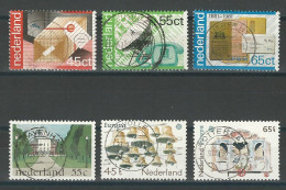 Niederlande NVPH 1220-26 , Mi 1180-82, 1185-87 O - Usados