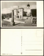 Ansichtskarte Stockach Stadtkirche M. Kriegerdenkmal - Fotokarte 1932 - Stockach