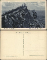Postcard San Marino Città Vista Dalla Cerza Corre. 1934 - Saint-Marin