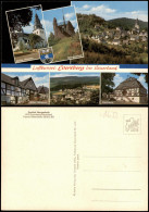 Eversberg-Meschede Mehrbildkarte Mit Burg, Kath. Kirche, Rathaus Uvm. 1980 - Meschede