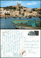 Postcard Gozo Gozo Mgarr Harbour, Kleiner Hafen Mit Ortspanorama 1978 - Malta