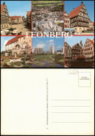 Ansichtskarte Leonberg Mehrbild: Luftbild, Fachwerkhäuser, Hochhäuser 1982 - Leonberg