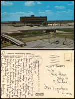 Postcard Toronto TORONTO INTERNATIONAL AIRPORT (Flughafen) 1968 - Sonstige & Ohne Zuordnung