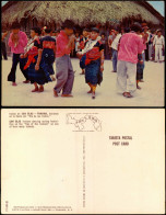 Panama Indios De SAN BLAS  Bailando En La Fiesta Del "Día De Los Indios." 1960 - Panama