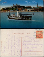 Pressburg Bratislava POZSONY Panorama Mit Fluss Fahrgastschiff 1924 - Slowakei