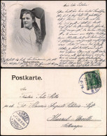 Schopfheim Trachten Frau "Markgräflerin" 1908   Gelaufen Mit Stempel LANGENAU - Schopfheim