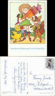 Glückwunsch Schulanfang Einschulung DDR Karte Zum Schulanfang 1984 - Primero Día De Escuela