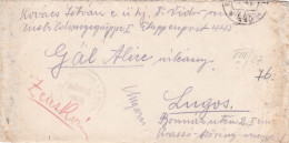 HISTORICAL DOCUMENTS  STANS  POSTA STATIONERY 1917  HUNGARY TO ROMANIA LUGOS - Covers & Documents