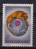 Luxemburg 1967 Lions Int. 50th Anniv. Y.T. 699 ** - Unused Stamps