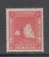 SIKKIM  State  1 Rupee  Revenue     #  17087 D  India  Inde  Indien Revenue Fiscaux - Other & Unclassified
