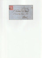 Timbre  à Date Schaffhausen Du 24 Avril 1868 Sur  (Y&T) N° 43, Pour Bâle - Poststempel