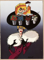 13586 / Illustration ZACOT Mode Parisienne Chapeau Fleurs Mode Fleuriste Annuaires FRANCE TELECOM PTT CARTOPHILIE Cppub  - Zacot, Fernand