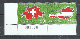 ALBANIA 2008 - EUROPEAN FOOTBALL CHAMPIONSHIP - CPL. SET SE-TENANT - MNH MINT NEUF NEU NUEVO - Europei Di Calcio (UEFA)