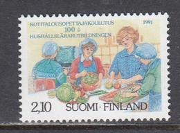 Finland 1991 - 100 Years Of Training As Housekeeping Teachers, Mi-Nr. 1131, MNH** - Unused Stamps