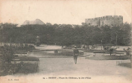 FRANCE - Brest - Place Du Château, Le Jet D'Eau - Carte Postale Ancienne - Brest