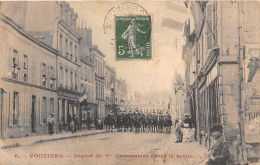 08-VOUZIERS- DEPART DU 3eme CUIRASSIERS APRES LA REVUE - Vouziers