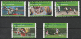 D 1729) BRD 2003 Mi# 2324-28 O: Fußball-WM 2006, Szenen, 'Sommermärchen' - 2006 – Alemania