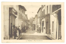 Cpa Valréas - Rue Saint Antoine - Valreas