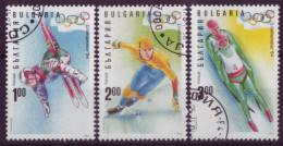 Europe - Bulgarie - Lillehammer'94 - Jeux Olympiques D'hiver - 3 Timbres Différents  - 6828 - Altri & Non Classificati