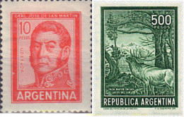 727153 MNH ARGENTINA 1965 SERIE BASICA - Nuevos