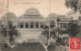 FRANCE - Vichy - Façade Du Casino - Jardin - Carte Postale Ancienne - Vichy