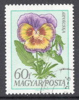 Hungary 1968  Single Stamp Celebrating Garden Flowers In Fine Used - Oblitérés