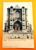 MONS -  Entrée Principale De L'Eglise Ste Waudru - Mons