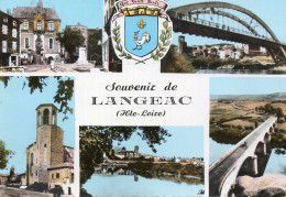 (43) LANGEAC  Multivue Souvenir N°4    1967 ( Ht Loire ) - Langeac