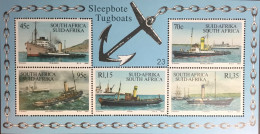 South Africa 1994 Tugboats Minisheet MNH - Unused Stamps
