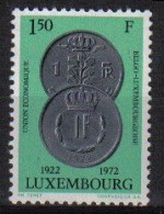 Luxemburg 1972 Union Economique Belgo-Lux.  Y.T. 795  ** - Ungebraucht