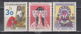 Czechoslovakia 1974 - National Anniversaries, Mi-Nr. 2211/13, MNH** - Unused Stamps