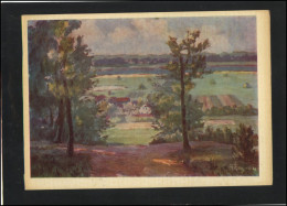 Post Card Lithuania LT Pc 015 Art Painting ZMUIDZINAVICIUS Nemunas Meadows - Lituania