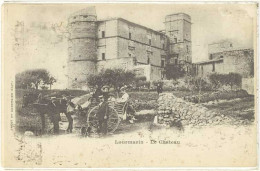 Delcampe - Cpa Vaucluse - Lourmarin - Le Château  ( Attelage ) - Lourmarin