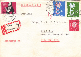 HISTORICAL DOCUMENTS  STANS  POSTA STATIONERY1959 HUNGARY  TO ROMANIA - Covers & Documents