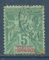 SENEGAL DEPENDANCES , Colonie Française  . 5 Cts , 1892 -1893 , N° YT 11 , Voir Scans , µ - Used Stamps