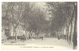 Cpa Vaucluse - Bédarrides - Le Quai De L'Ouvèze - Bedarrides