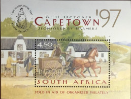 South Africa 1997 Cape Town ‘97 Horses Minisheet MNH - Ungebraucht