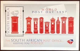 South Africa 1997 World Post Day Minisheet MNH - Nuevos