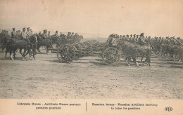 Russia Russie * L'armée Russe , Artillerie Partant Prendre Position - Russie