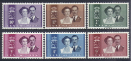 Luxemburg 1953 Royal Wedding Y.T. 465/470 * - Ungebraucht