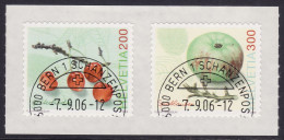 Schweiz: Satz SBK-Nr. 1207-1208 (Alte Obstsorten 2006) ET-gestempelt - Usati