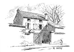 SANTENY Maison De Petit Proprietaire Cultivateur A L Entree Du Village Le Calme 10(scan Recto-verso) MA705 - Santeny