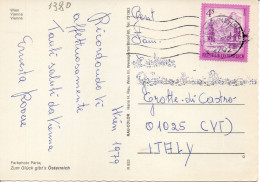 Philatelic Postcard With Stamps Sent From REPUBLIC OF AUSTRIA To ITALY - Storia Postale