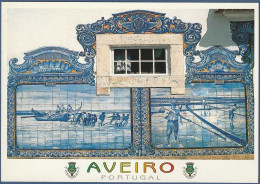 Aveiro - Estação Caminho De Ferro. Painel De Azulejos - Aveiro