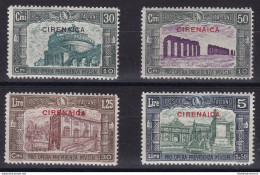 1930 Cirenaica, N° 68/71  Milizia III  4 Valori  MNH/** - Cirenaica